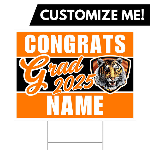 A 24" x 18" Ogden High School Custom Grad Yard Sign.
