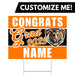 A 24" x 18" Ogden High School Custom Grad Yard Sign.