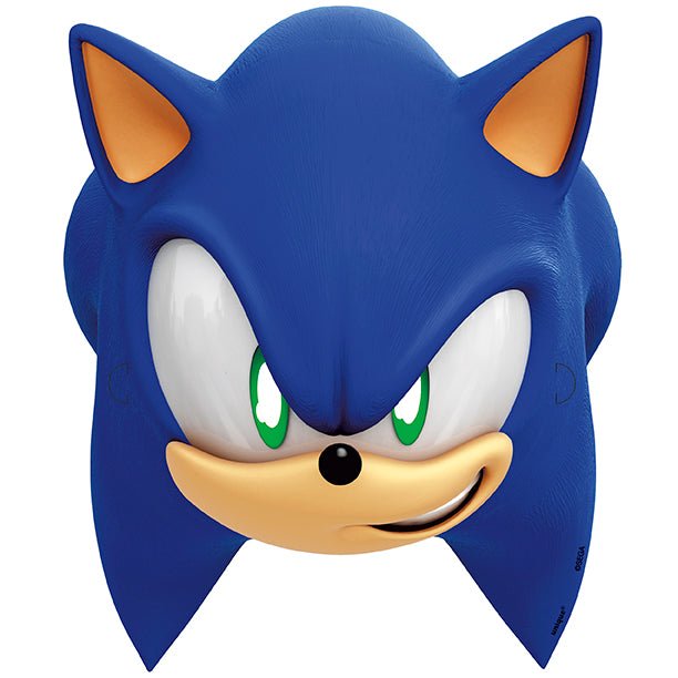 Sonic The Hedgehog Paper Mask | 8 ct - Zurchers