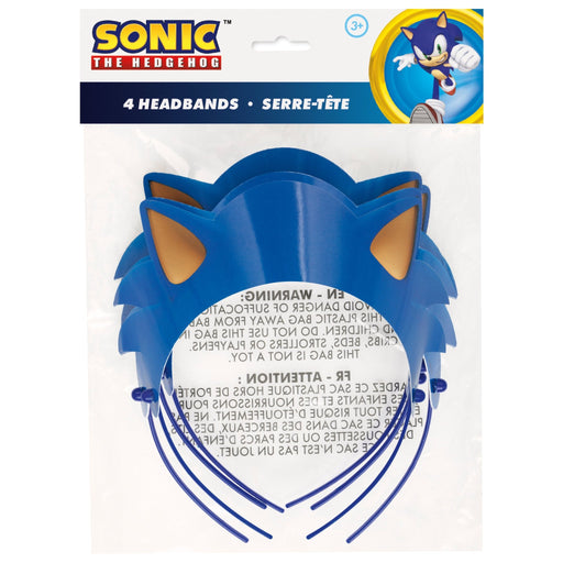 Sonic The Hedgehog Paper Headbands | 4 ct - Zurchers