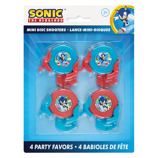 Sonic The Hedgehog Mini - Disc Shooter Set | 4 ct - Zurchers