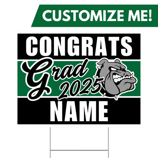 A 24" x 18" Provo High School Custom Grad Yard Sign.