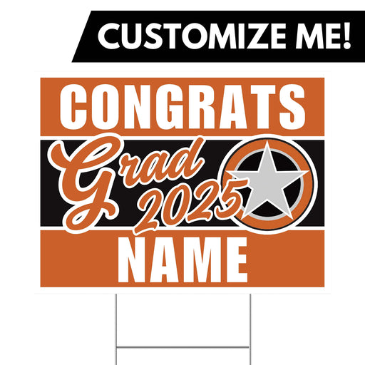 A 24" x 18" Ridgevue High School Custom Grad Yard Sign.
