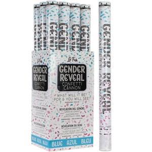24" Gender Reveal Confetti Cannon Blue | 1ct - Zurchers