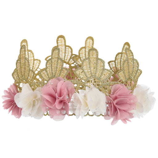 Little Miss One - derful First Birthday Lace Crown | 1 ct - Zurchers