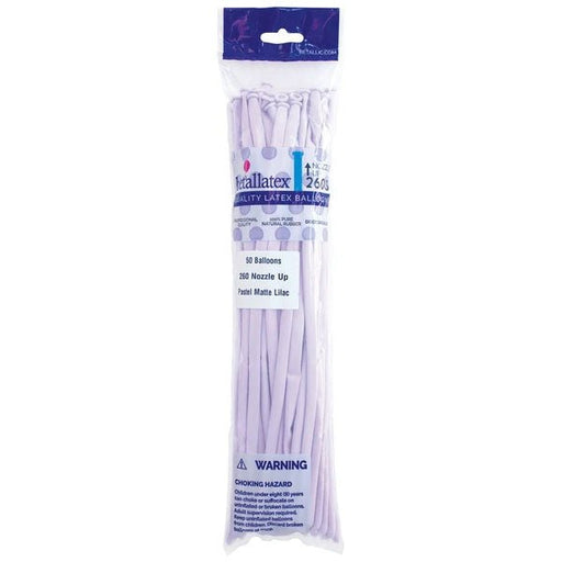 260 Sempertex Latex Balloon Pack, Lilac | 50 ct - Zurchers