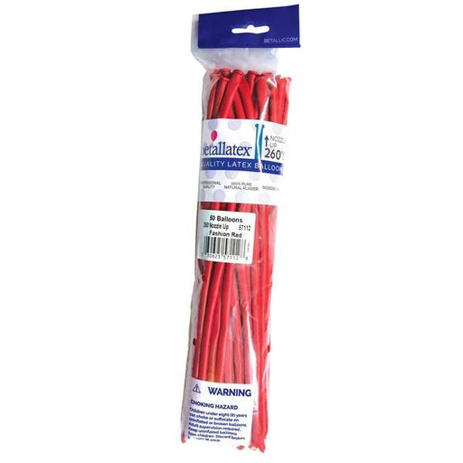 260 Sempertex Latex Balloon Pack, Red | 50 ct - Zurchers