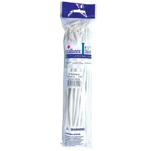 260 Sempertex Latex Balloon Pack, White | 50 ct - Zurchers