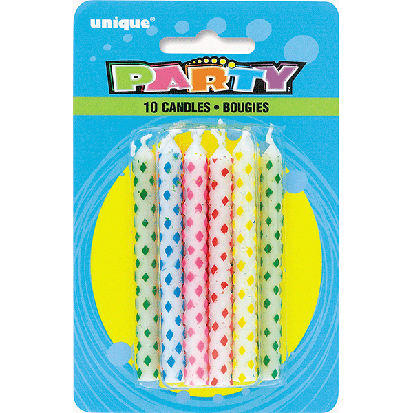 Diamond Design Birthday Candles | 10ct - Zurchers