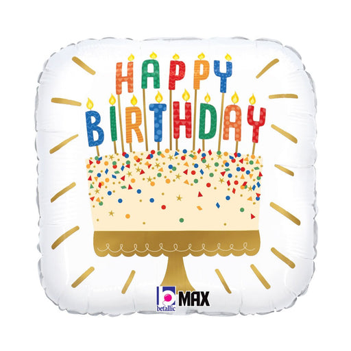 Birthday Cake Candles Mylar Balloon, 18" | 1 ct - Zurchers
