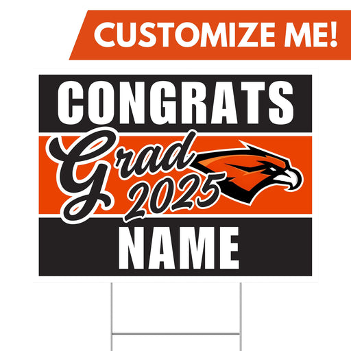 A 24" x 18" Skyridge High School Custom Grad Yard Sign.