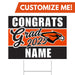 A 24" x 18" Skyridge High School Custom Grad Yard Sign.