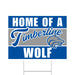 A Timberline High School Spirit Yard Sign 24" x 18".