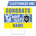 A 24" x 18" Taylorsville High School Custom Grad Yard Sign.