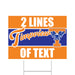 A 24" x 18" Timpview High School Custom Yard Sign.
