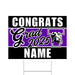 A 24" x 18" Tooele High School Custom Grad Yard Sign.