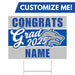 A 24" x 18" Timberline High School Custom Grad Yard Sign.