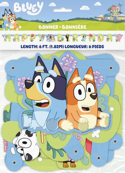 Bluey Happy Birthday Jointed Banner 6' | 1 ct - Zurchers