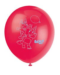 Bluey Printed Latex Balloons 12" | 8 ct - Zurchers