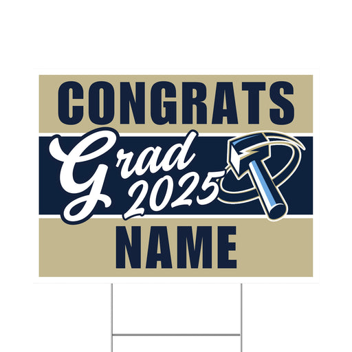 A 24" x 18" Westlake High School Custom Grad Yard Sign.