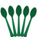 Festive Green Plastic Spoons | 20ct - Zurchers