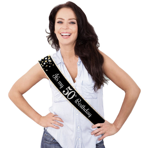 Sparkling Celebration Fabric Sash, 50 | 1 ct - Zurchers