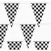 Flag Banner, Black/White Checkered. 12 ft | 1 ct - Zurchers
