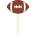 Football Wooden Picks 3.25" | 50 ct - Zurchers