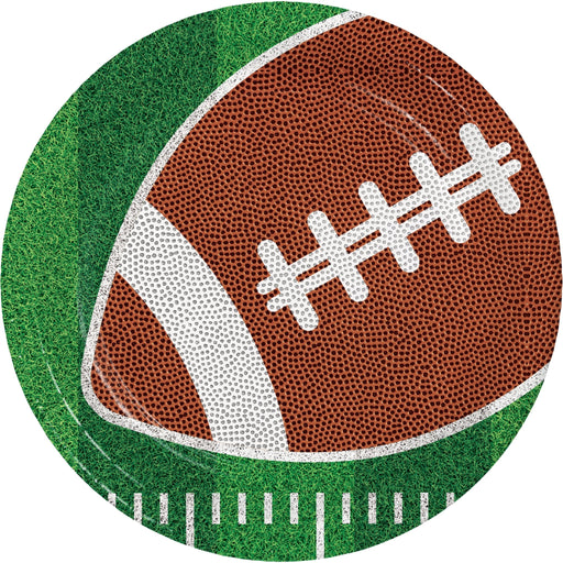 Football Tailgate Time Plates 7" | 8 ct - Zurchers