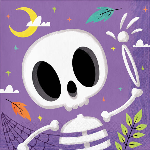 Faboolous Skeleton Lunch Napkins | 16 ct - Zurchers