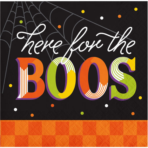 Retro Here For The Boos Beverage Napkins | 16 ct - Zurchers