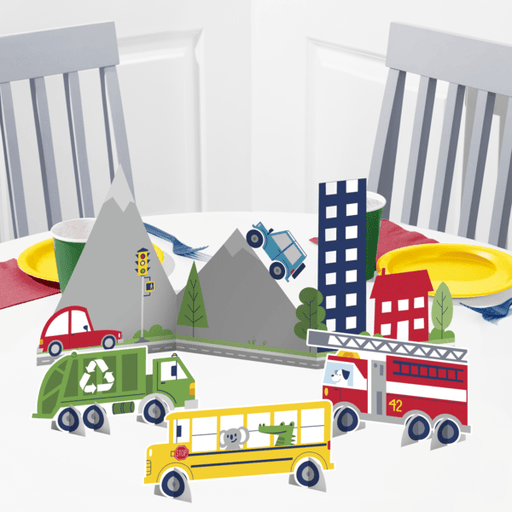 Transportation Time Center Piece | 4 pcs - Zurchers