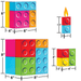 Block Bash 3D Centerpiece | 4 pcs - Zurchers