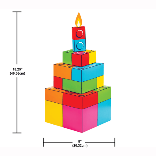 Block Bash 3D Centerpiece | 4 pcs - Zurchers