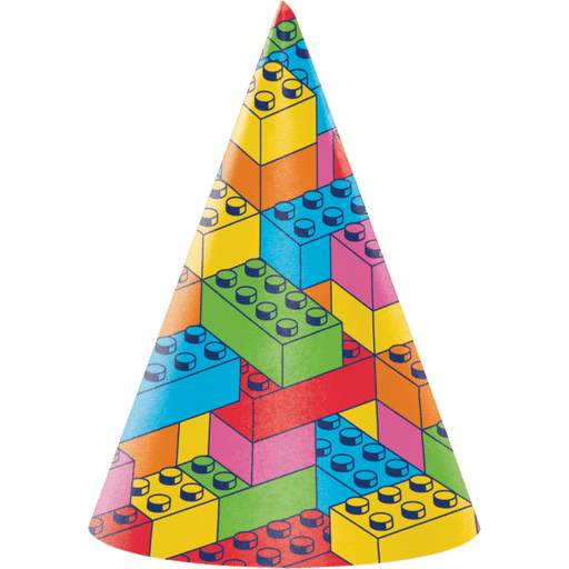 Block Bash Party Hats | 8 ct - Zurchers