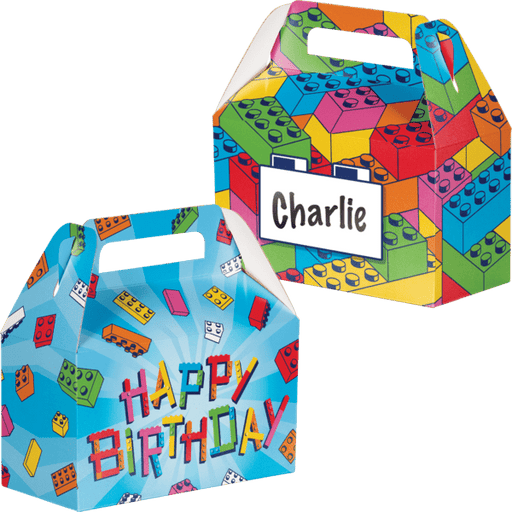 Block Bash Favor Boxes | 4 ct - Zurchers