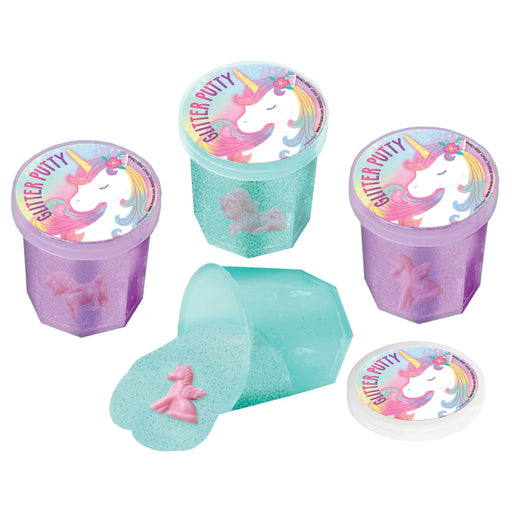 Unicorn Glitter Putty Party Favors .7 oz | 12 ct - Zurchers