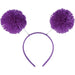 Purple Pom Pom Headbopper | 1ct - Zurchers