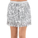 Adult Silver Sequin Skirt | 1 ct - Zurchers