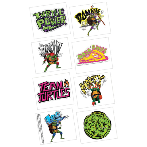 Teenage Mutant Ninja Turtles Mutant Mayhem Tattoos 8pcs | 1ct - Zurchers