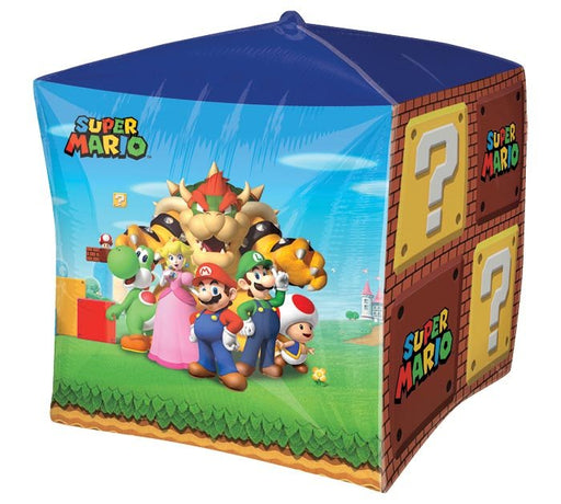 Super Mario Cubez Mylar Balloon 15" | 1ct - Zurchers