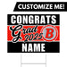 A Boise High School Custom Grad Yard Sign 24" x 18".