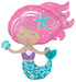Shimmering Mermaid Super Shape Mylar Balloon 30" | 1 ct - Zurchers