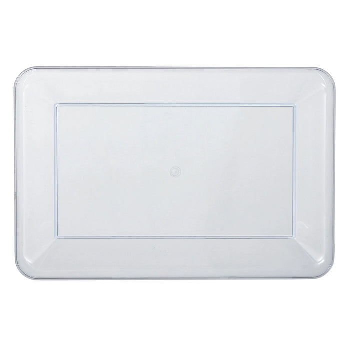 Rectangular Plastic Platter 9" x 14.25" | 1 ct - Zurchers