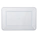 Rectangular Plastic Platter 9" x 14.25" | 1 ct - Zurchers