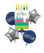Happy Birthday Modern Balloon Bouquet | 5 pcs - Zurchers