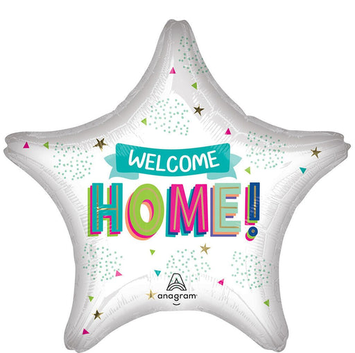 Welcome Home Jumbo Star SuperShape Mylar Balloon | 1ct - Zurchers