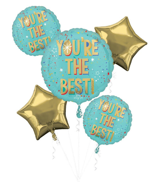 You're The Best Splash Balloon Bouquet | 5 pcs - Zurchers