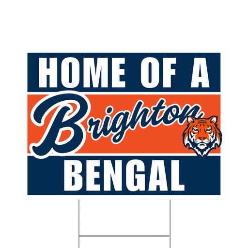 A Brighton High School Spirit Yard Sign 24" x 18".