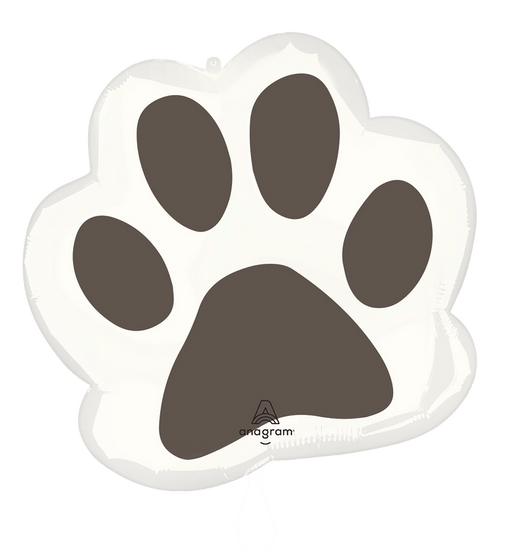 Pawsome Party Paw Print Super Shape Mylar Balloon, 22" | 1ct - Zurchers